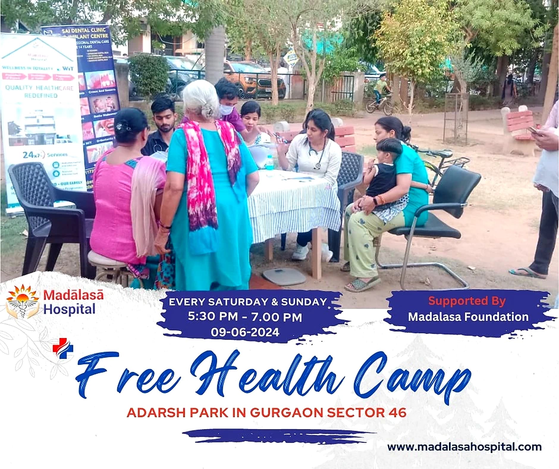 Free Health Camp 2024 — field moment 1